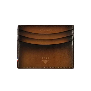 S.t.dupont portacarte card holder atelier marrone 6 slot