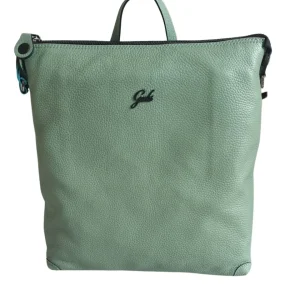 Gabs Zainetto Icon Black Pelle Verde