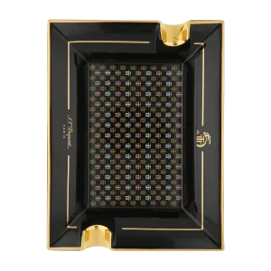 S.t.dupont Posacenere Limited edition Trinidad in Porcellana Nero 006477