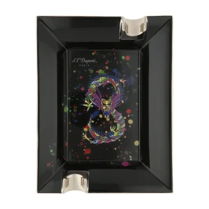 S.t.dupont posacenere Limited edition Dragon Drago nero 006487
