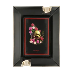 S.t.dupont posacenere Limited edition 'memento Mori' Nero