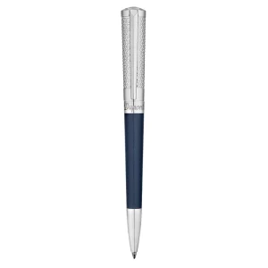 S.t.dupont biro penna sfera Diamond Head Liberte lacca blu e palladio 465017
