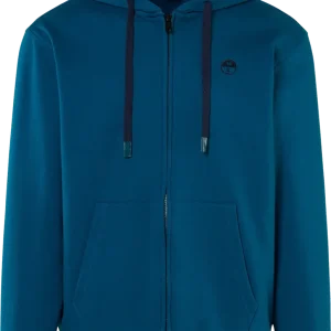 North Sails Felpa manica lunga Hoodie cappuccio full zip 691260 blu 0459