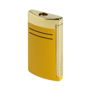 S.t.dupont Accendino Maxijet Fiamma Potente Antivento Ricaricabile giallo 020175