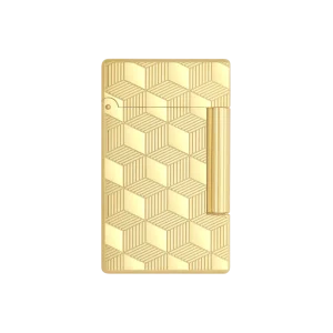 S.t.dupont Le Grand Linea 2 Cube Oro Gold guilloché Made in France