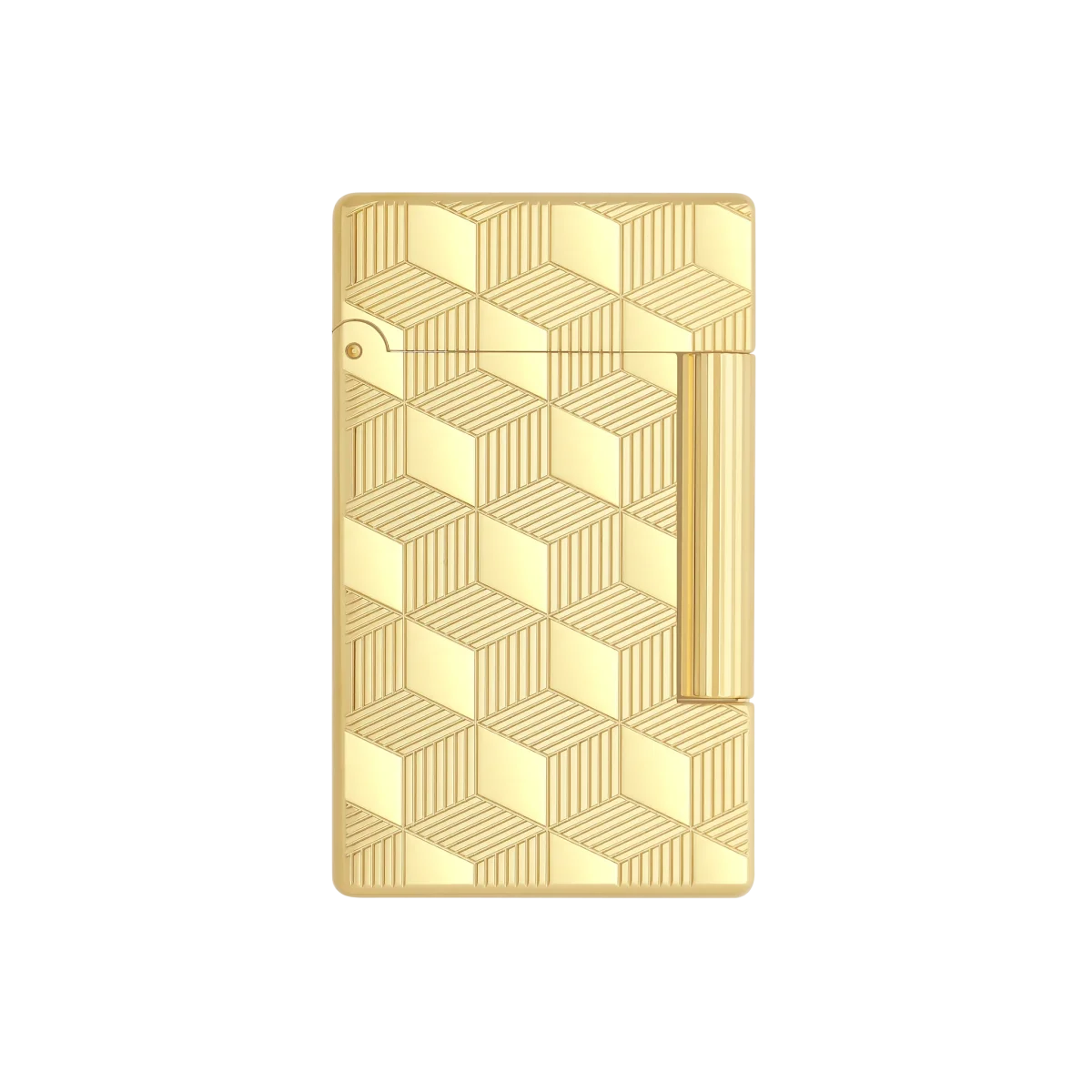 S.t.dupont Le Grand Linea 2 Cube Oro Gold guilloché Made in France