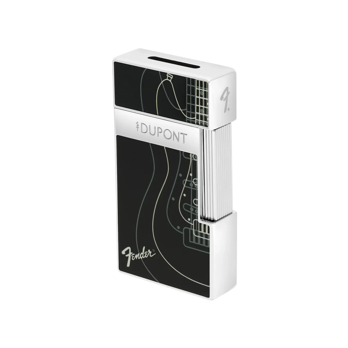 S.t.dupont Potente Fiamma Torcia Laccato Biggy Nero FENDER Limited Edition 025025 - immagine 3