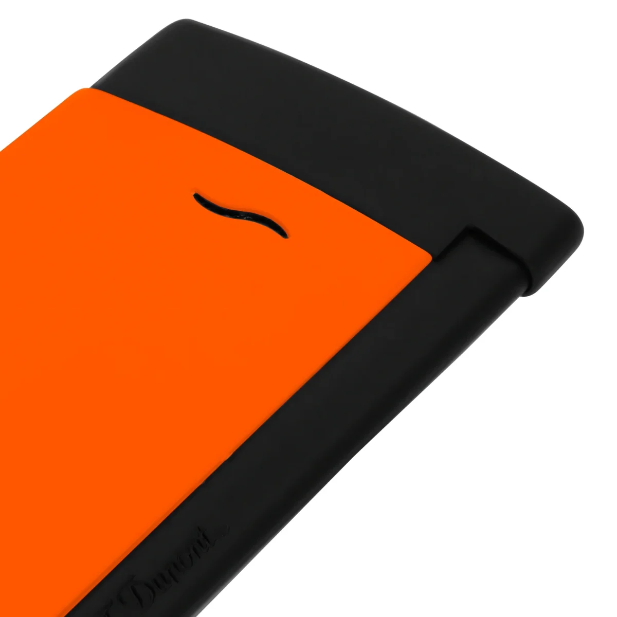 S.t.dupont accendino gas uomo donna Slim 7 Fluo blu arancio 027769 - immagine 4