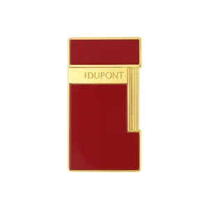 S.t.dupont accendino a gas Slim Sottile E Leggero Slimmy Oro e lampone 028030