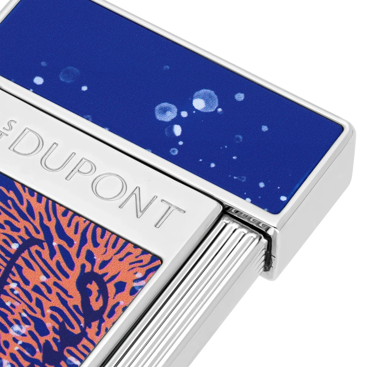 S.t.dupont accendino a gas Slimmy laccato vanikoro limited collector mare 028053 - immagine 3