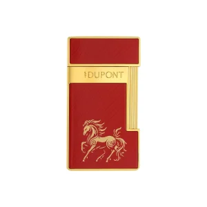 S.t.dupont accendino Slim Sottile E Leggero Slimmy limited edition cavallo rosso 028080