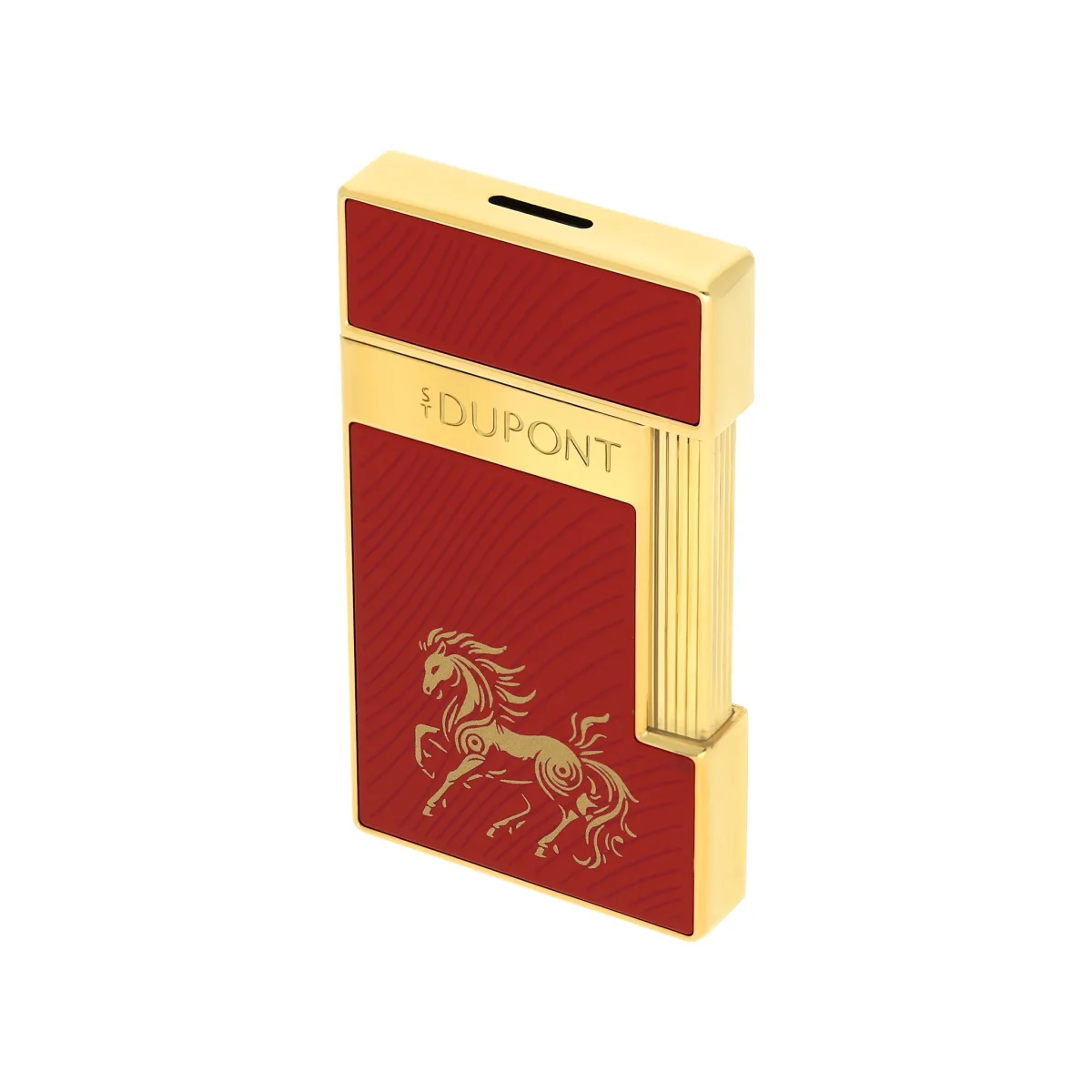 S.t.dupont accendino Slim Sottile E Leggero Slimmy limited edition cavallo rosso 028080 - immagine 5
