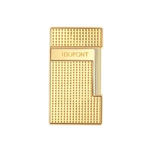 S.t.dupont accendino a gas Slim Sottile E Leggero Slimmy Oro puntina diamante 028119