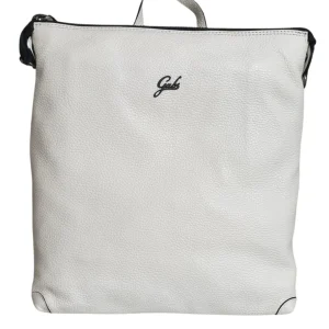 Gabs Zainetto Pelle Bianco Icon Black