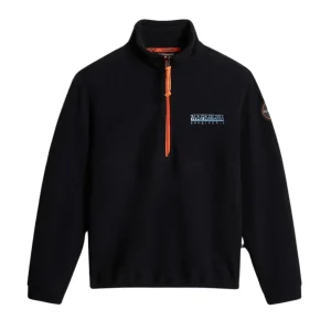 Napapijri Felpa Anderby Half-Zip Nero