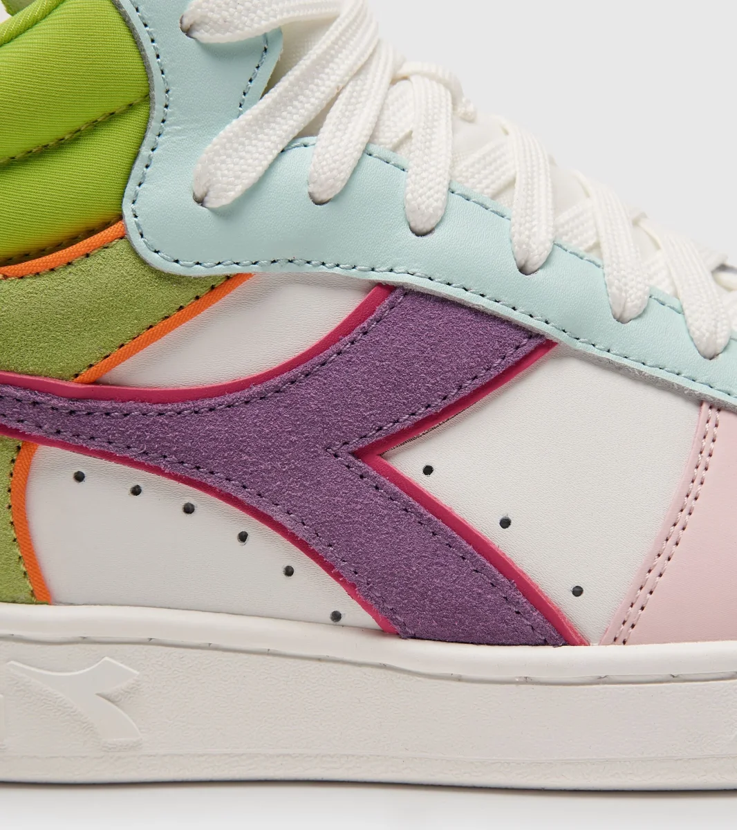 Diadora Sneaker Magic Basket Demi WN Pelle Multicolore - immagine 5
