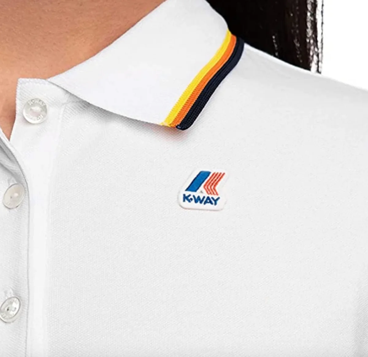 K-way Alizee Bianco Donna - immagine 3