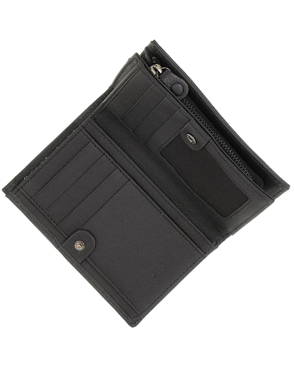 Gabs Portafoglio donna con Portamonete GMONEY14 Pelle 100% Made in Italy - NERO - immagine 3