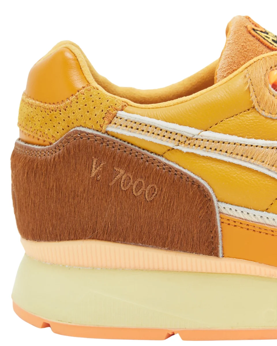 Diadora Sneakers V7000 Pelle Giallo - immagine 5