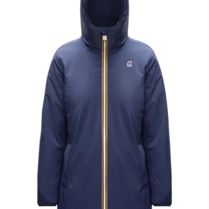 K-way Sophie Warm Reversibile Giubbotto Piumino Blu Donna