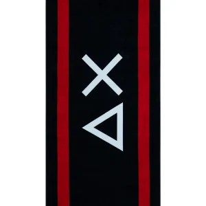 Sun68 Asciugamano Big Towel Logo Blu