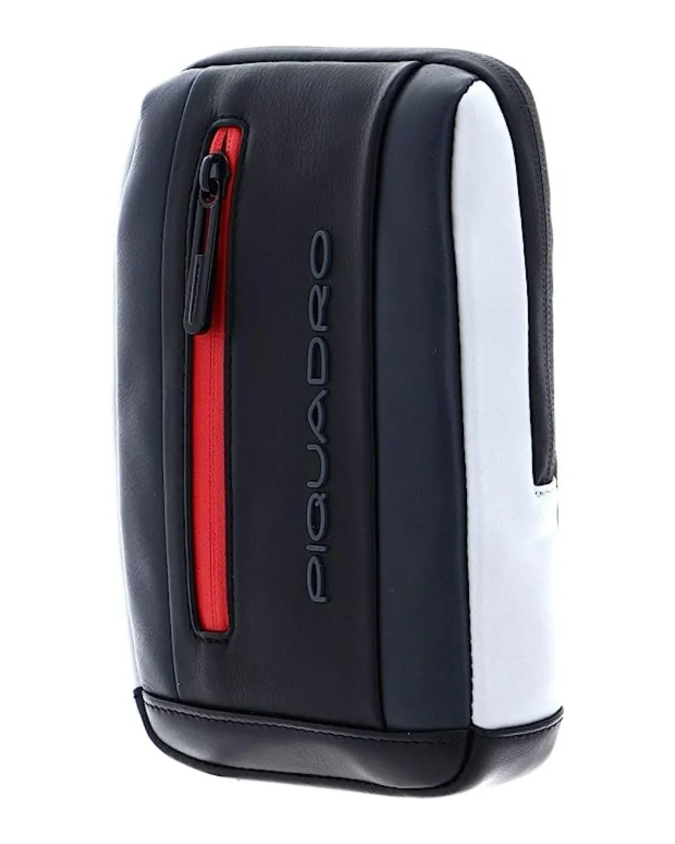 Piquadro Cross Over Borsa A Tracolla Unisex Donna Pelle Multicolore Uomo - immagine 3