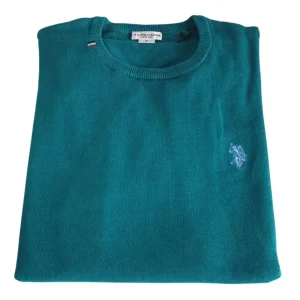 U.s. Polo Assn. Girocollo Verde Uomo