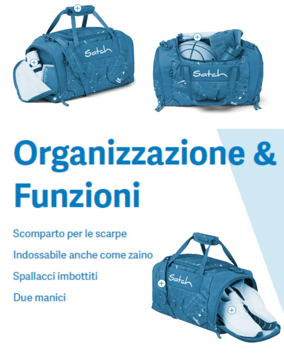 Satch 25 Litri Blu Unisex - immagine 3