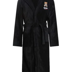 Moschino Underbear Underwear Spugna Logo Bear Cotone Nero uomo