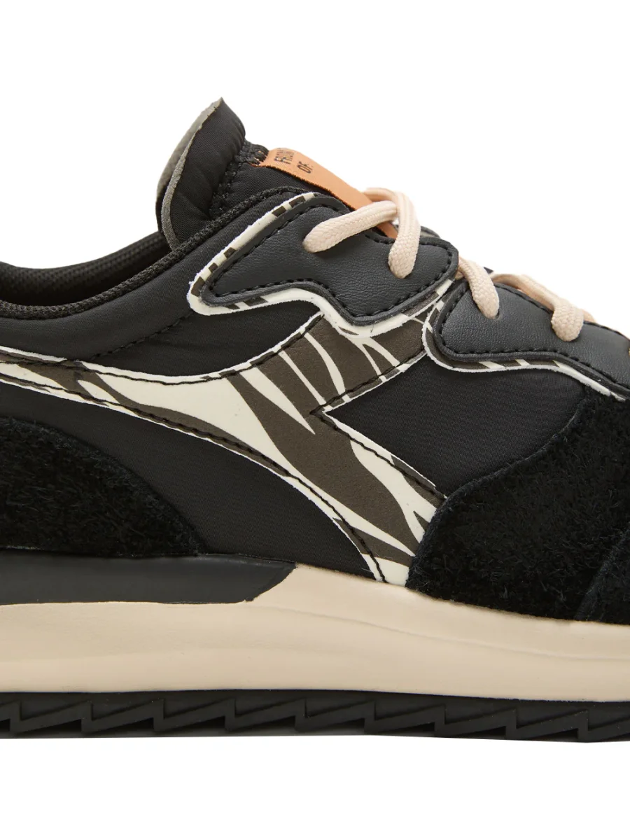 Diadora Sneakers Jolly Animalier Pelle Nero - immagine 5