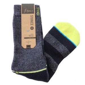 Stance Calze Athletic Cotton Combed Nero Uomo
