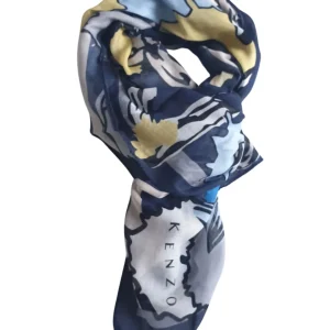 Kenzo Stola Pashmina 135x115 cm Misto Modal Multicolore