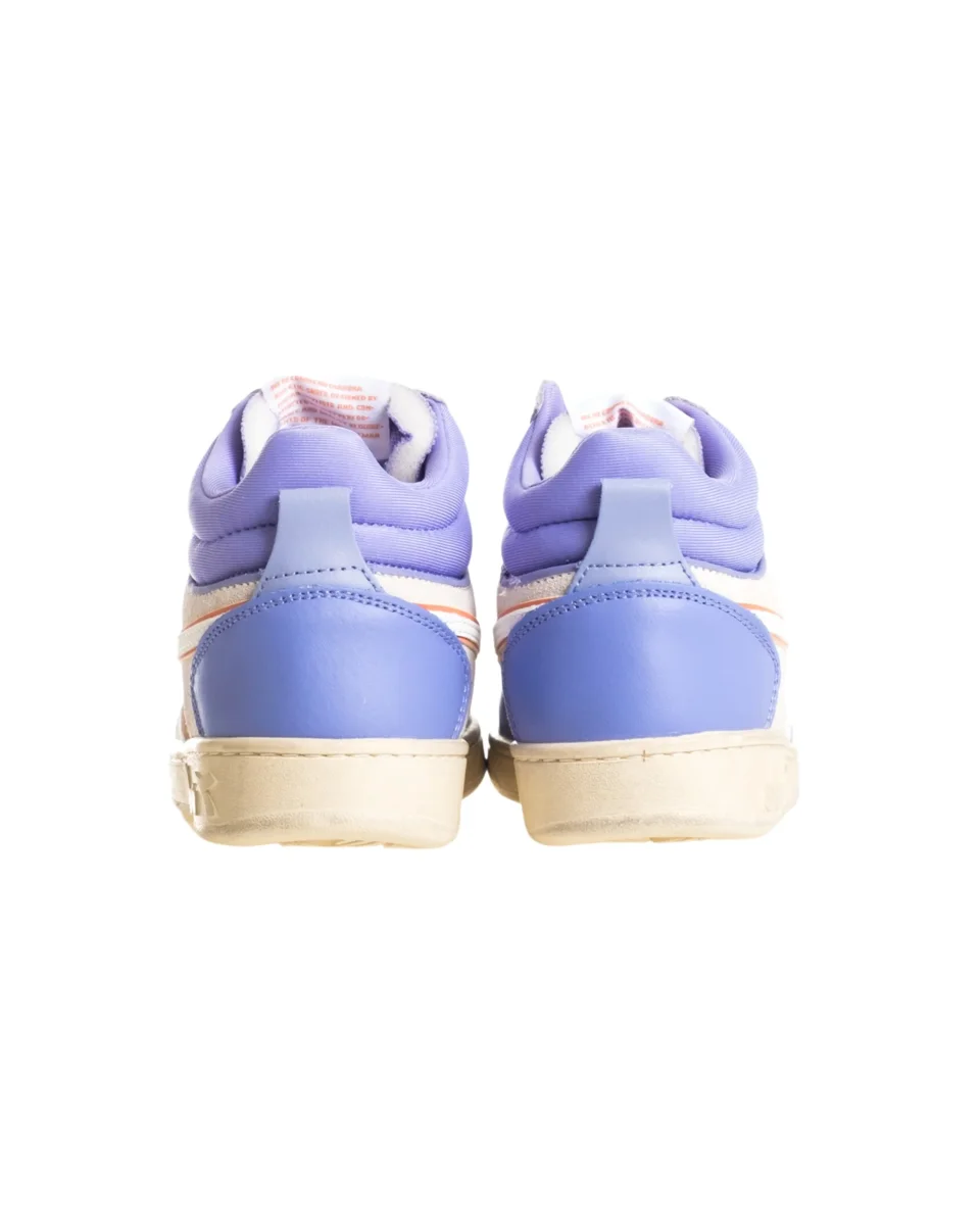 Diadora Sneaker Magic Basket Demi Icona WN Pelle Viola - immagine 4