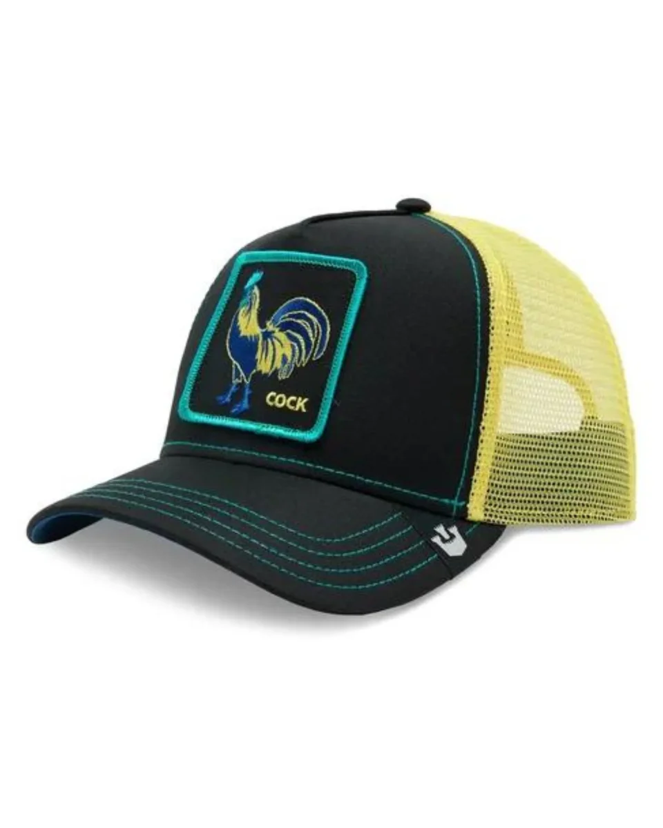Goorin Bros. Baseball Trucker Cap The Farm Acid Trip 'the Cock' Special Edition Nero Unisex - immagine 3
