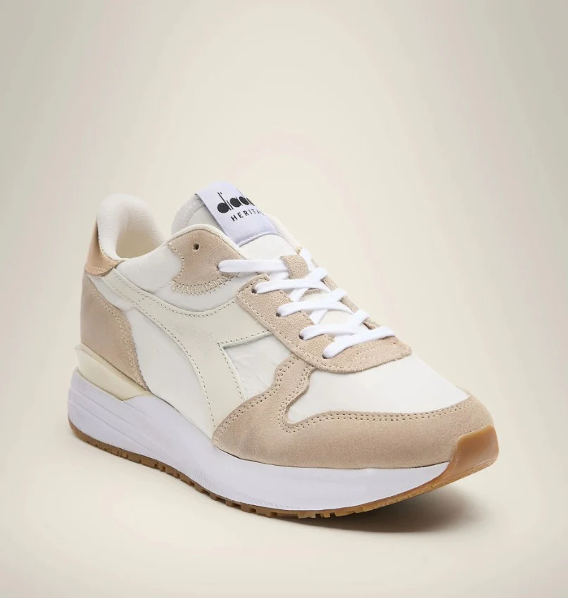 Diadora Heritage Sneakers Venus Tela e Pelle Bianco - immagine 3