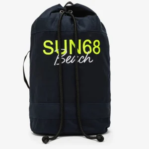 Sun68 Sacca Big Bag Cabardine Blu Scuro Cotone X32135