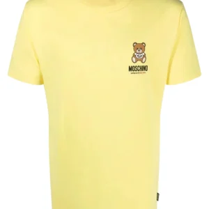 Moschino Underbear T-Shirt Intimo Cotone Giallo