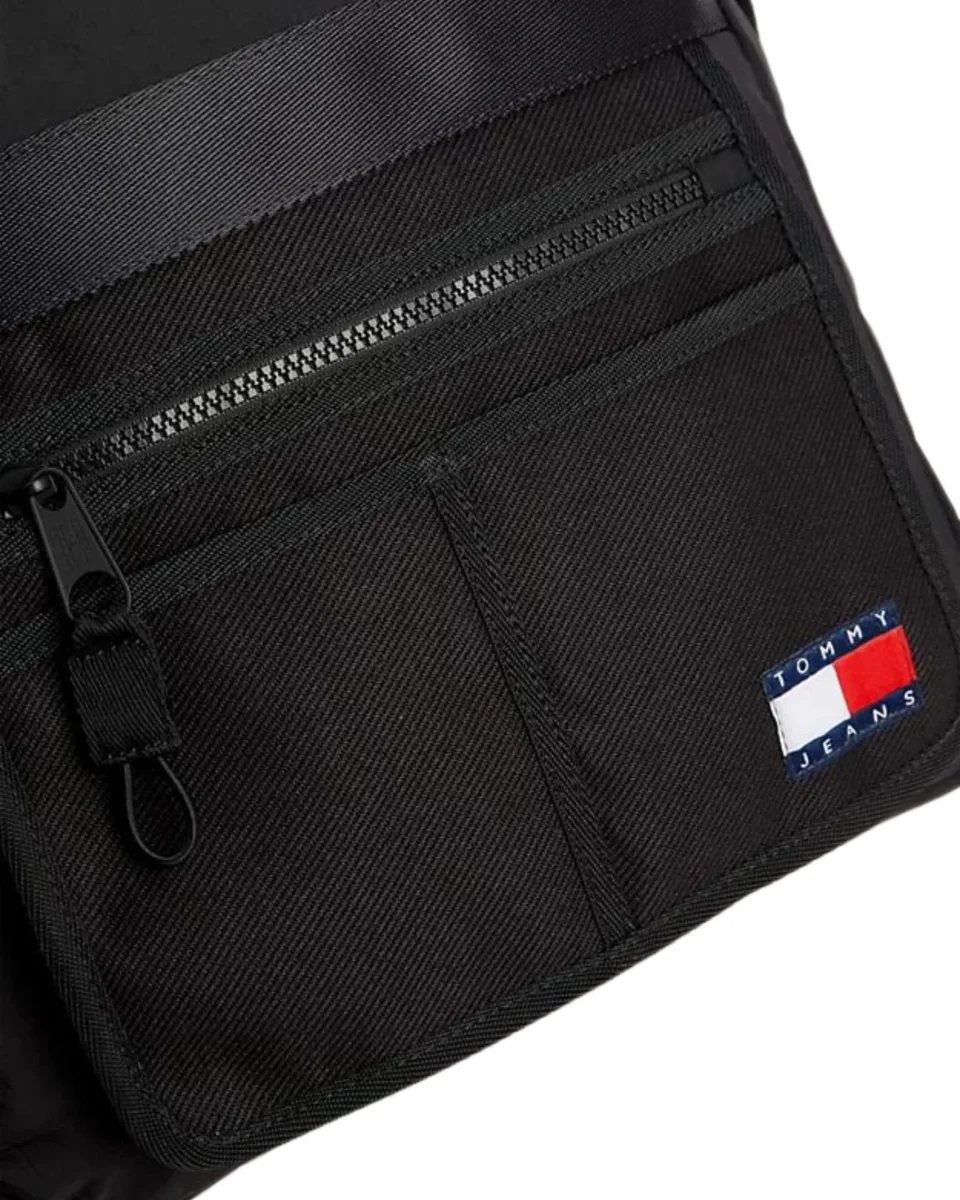 Tommy Jeans Zaino Mission Backpack in Nylon Nero - immagine 5