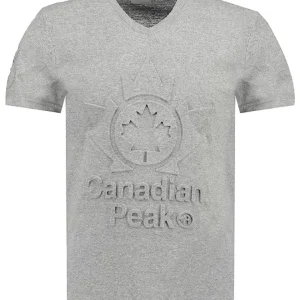 Canadian Peak Manica Corta Grigio Uomo