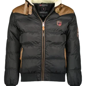 Geographical Norway Giacca Giubbotto Teddy Orsetto Nero Uomo Abramovitch