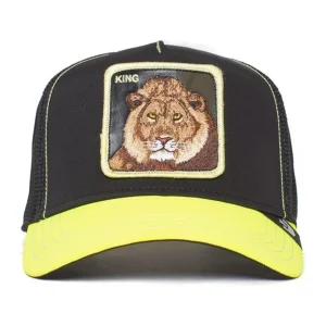 Goorin Bros. Baseball Trucker Cap King 'Glow in the Dark' Edition Nero Giallo Unisex