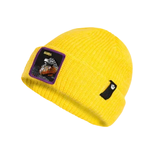 Goorin Bros. Cuffia Beanie 'The Mamba' in Misto Acrilico Giallo Unisex