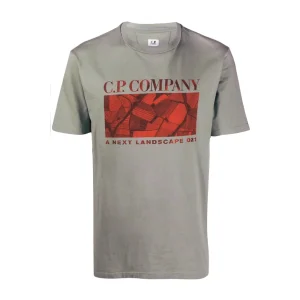 T-SHIRT UOMO JERSEY LOGO IN COTONE GARGOYLE - 10CMTS305A005621W 938