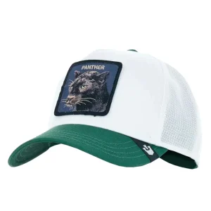 Goorin Bros. Trucker Cap Cappellino Animal Farm 'v2 Panther' Bianco Verde Unisex