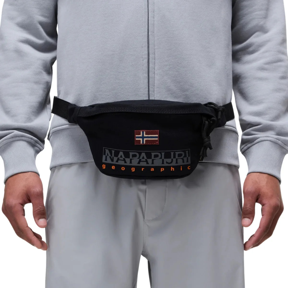 Napapijri Marsupio Hering Waistband 4 in Poliestere Riciclato Nero Unisex - immagine 3