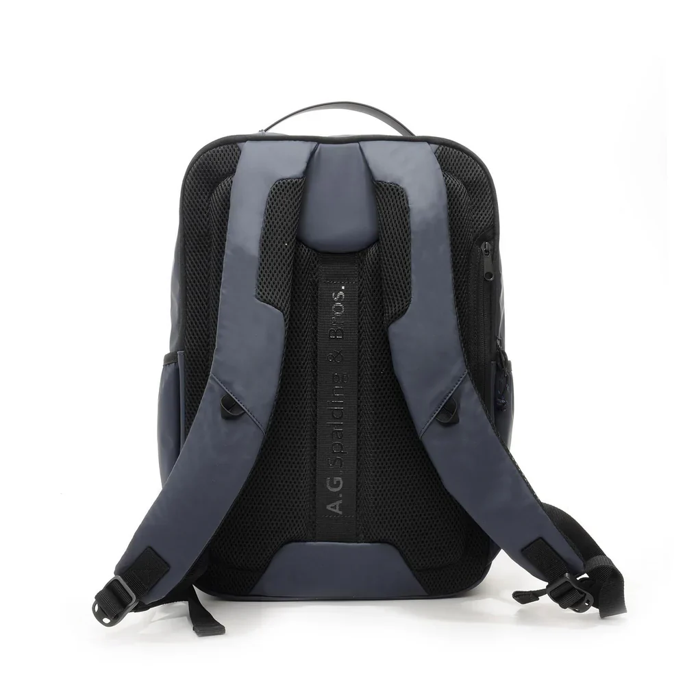 A.g. Spalding&bros. Zaino Square Accessorio Viaggio in Nylon Gommato Blu Uomo - immagine 3