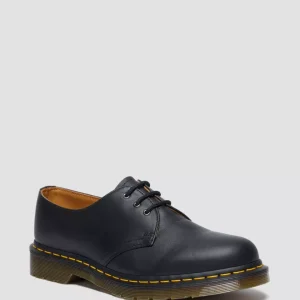 Dr. Martens Scarpe Oxford 1461 Black in Pelle Nappa Nero Donna
