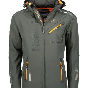 Geographical Norway Giacca Invernale Rainman Con Cappuccio Grigio/Arancio Uomo