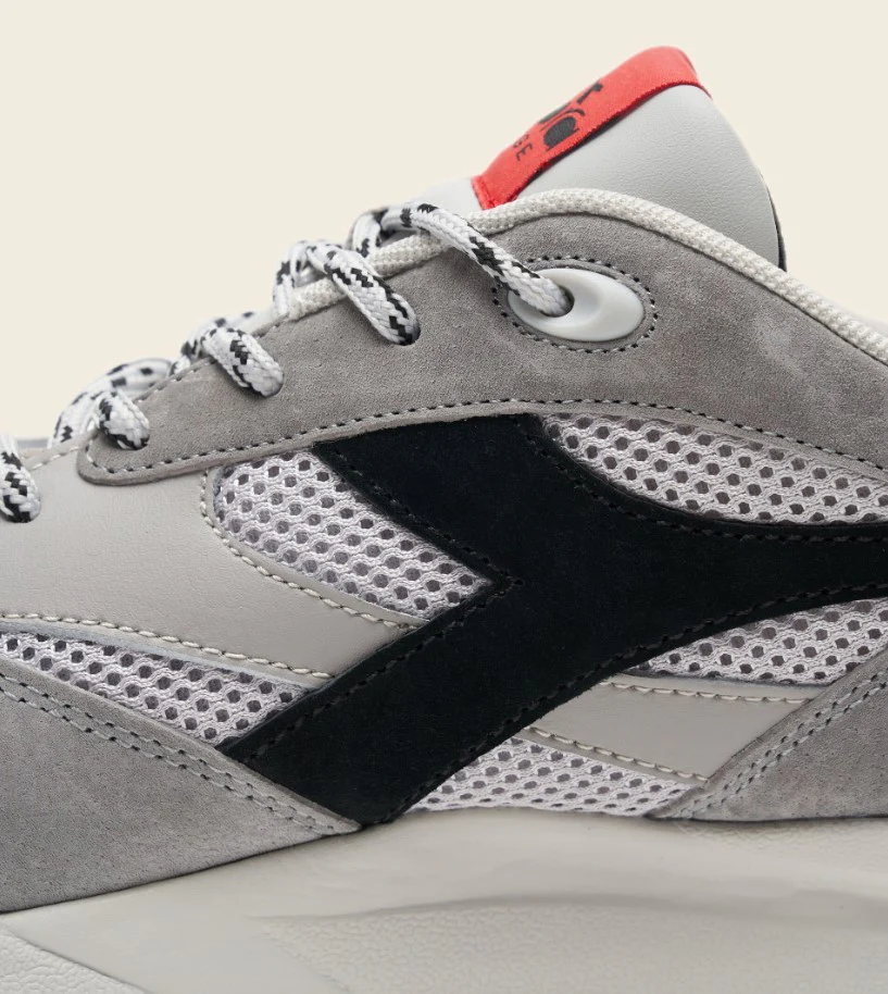 Diadora Heritage Sneakers Eclipse Premium Tela/Pelle Grigio - immagine 5