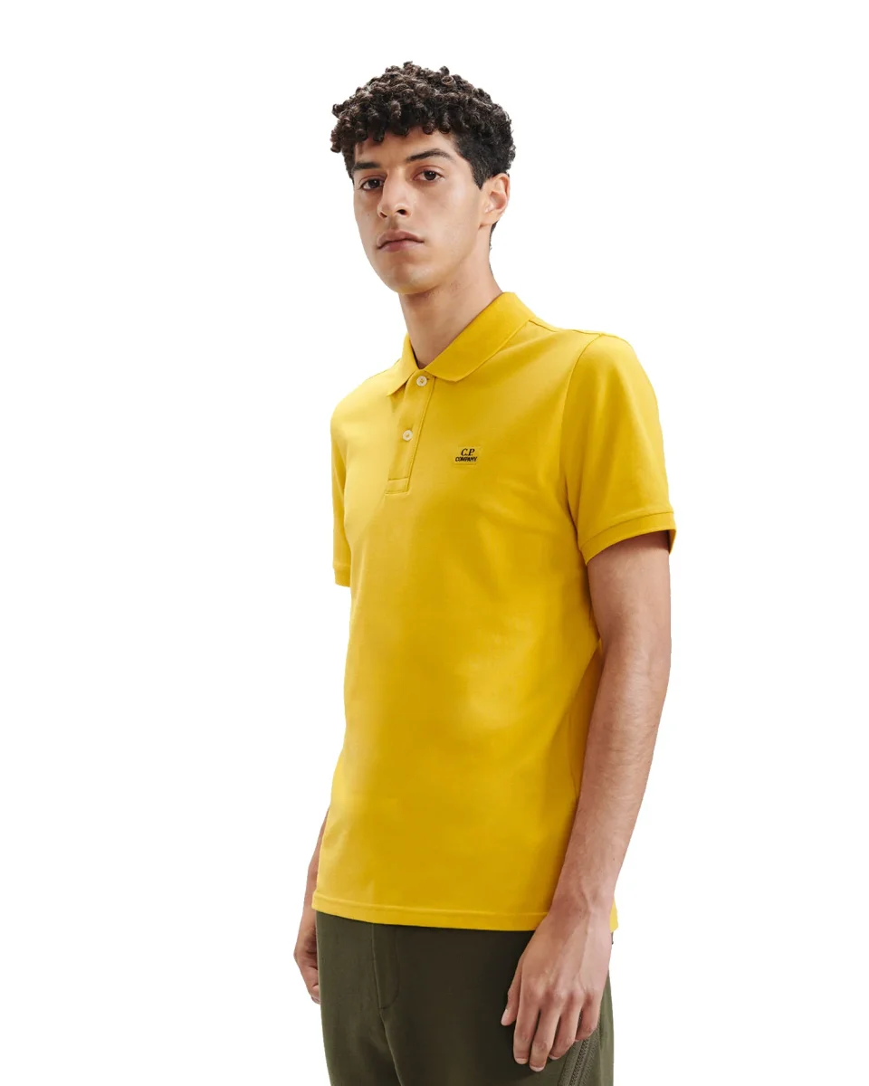 POLO UOMO PIQUET IN COTONE STRETCH YELLOW - 12CMPL054A005263W 239 - immagine 3
